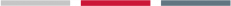 Grafik: Drei Schmuckstreifen in den Firmenfarben Grau, Rot, Türkis